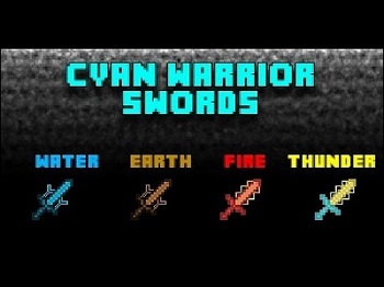 Cyan Warrior Swords Mod Mods Minecraft 1 14 4 1 12 2 1 12 1 1 12 1 11 2 1 11
