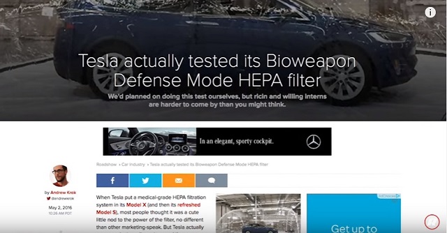 Tesla realse Bioweapon defense mode HEPA