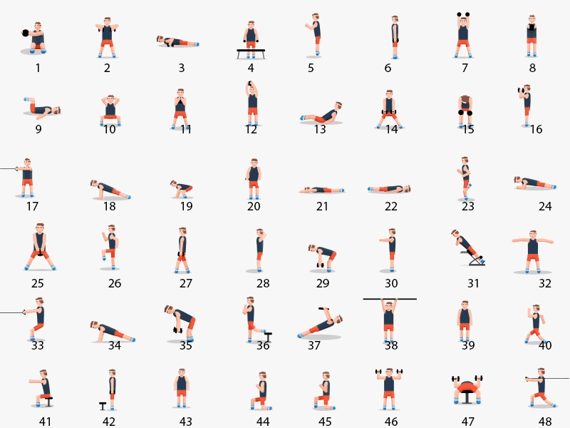 Exercise lesson for your work out