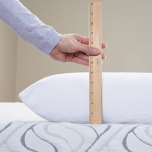 Classic Brands Conforma Memory Foam Pillow is Too Thick for Stomach Sleepers